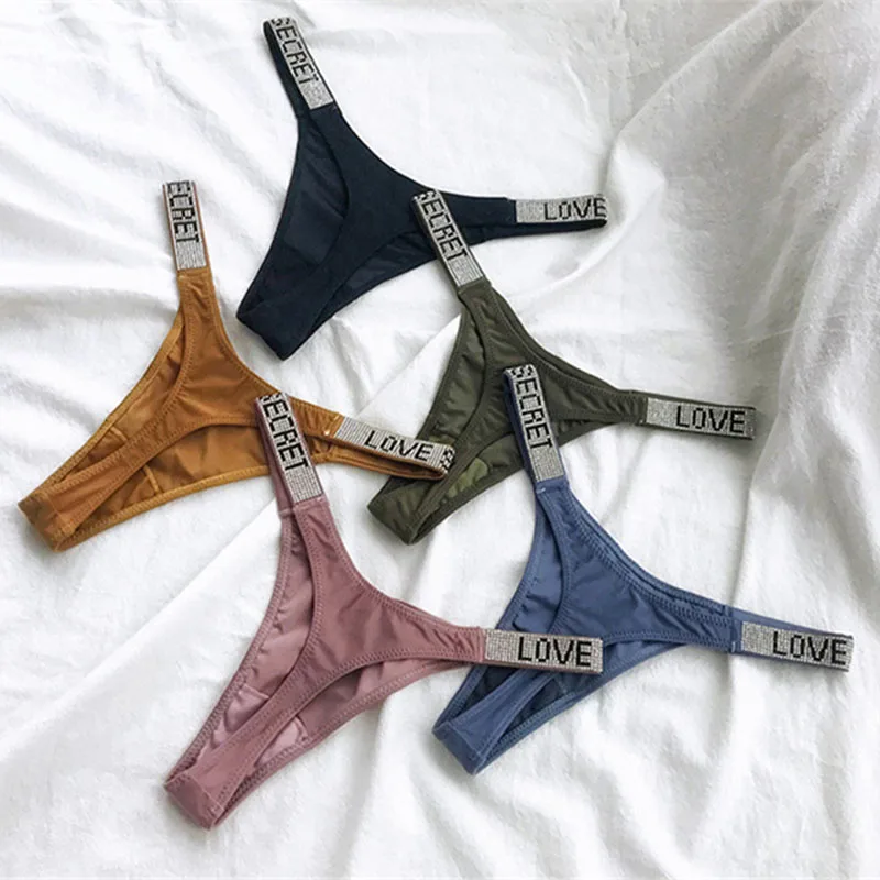 Letter LOVE Secret Rhinestone Panties Women G String Low Rise Underwear Sexy Seamless Gym Thongs Lingerie
Letter LOVE Secret Rhinestone Panties Women G String Low Rise Underwear Sexy Seamless Gym Thongs Lingerie