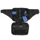Heavy Duty Black Military Pistol Concealment Fanny Pack Tactical Gun Bag with Holster