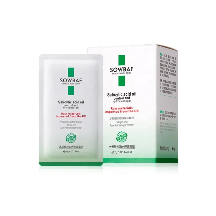 30 PCS/Box Salicylic Acid Moisturizing Oil-Control Acne-Removing Facial Mask GEL With Centella For Acne-Prone Dry Skin
30 PCS/Box Salicylic Acid Moisturizing Oil-Control Acne-Removing Facial Mask GEL With Centella For Acne-Prone Dry Skin