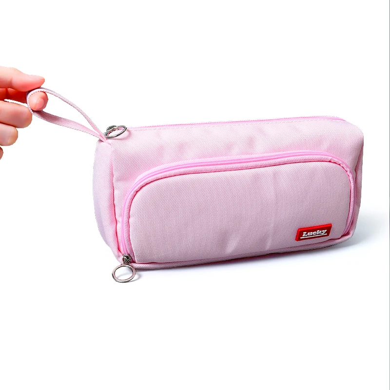 Korean version of simple candy color student cotton and linen large-capacity pencil case girls hot-selling stationery box
Korean version of simple candy color student cotton and linen large-capacity pencil case girls hot-selling stationery box