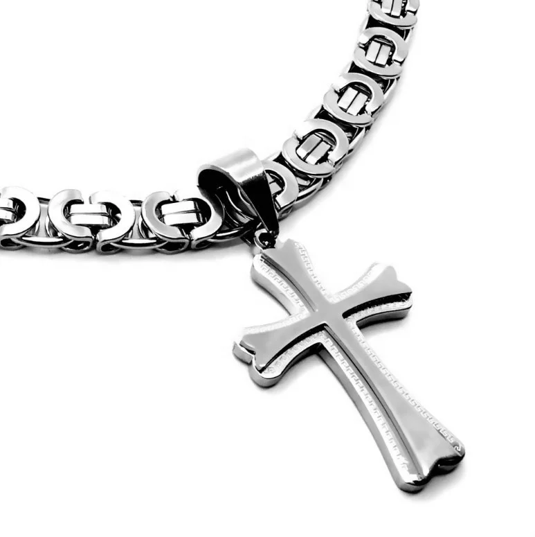 High quality Custom cheap stainless steel cross pendant necklace jewelry set discount
High quality Custom cheap stainless steel cross pendant necklace jewelry set discount