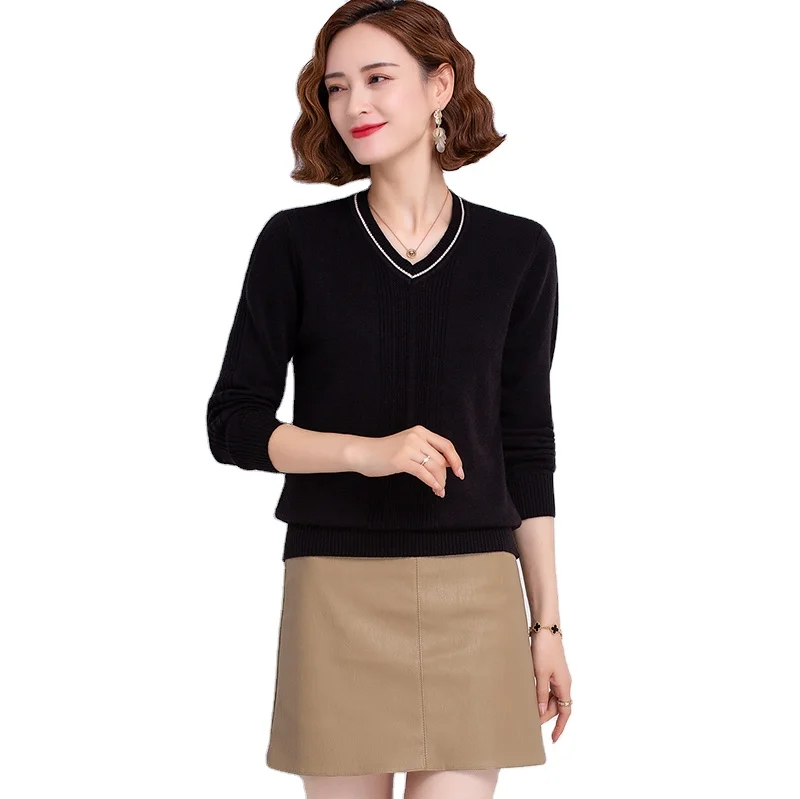 Spring and Autumn Cashmere Sweater Women's Fashion Sexy Pullover V-neck Women's Pullover Knitted Top Women's Long Sleeve Cashmer, Many colors are available
Spring and Autumn Cashmere Sweater Women's Fashion Sexy Pullover V-neck Women's Pullover Knitted Top Women's Long Sleeve Cashmer, Many colors are available
