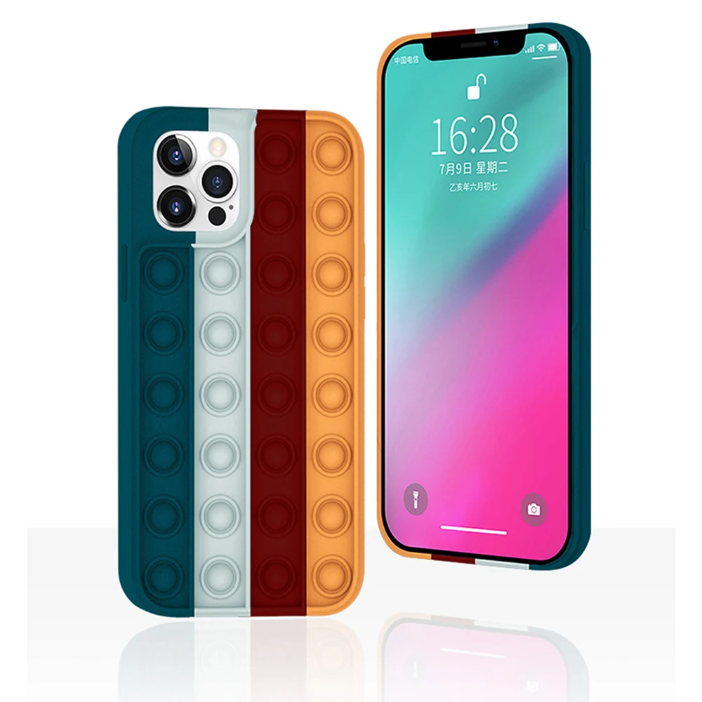 Fashion Cover Toys Game Back Cover for iPhone 12 Case Cool Bubble Reliver Stress Adult Silicone Phone Case For iPhone 12 Pro Max
Fashion Cover Toys Game Back Cover for iPhone 12 Case Cool Bubble Reliver Stress Adult Silicone Phone Case For iPhone 12 Pro Max