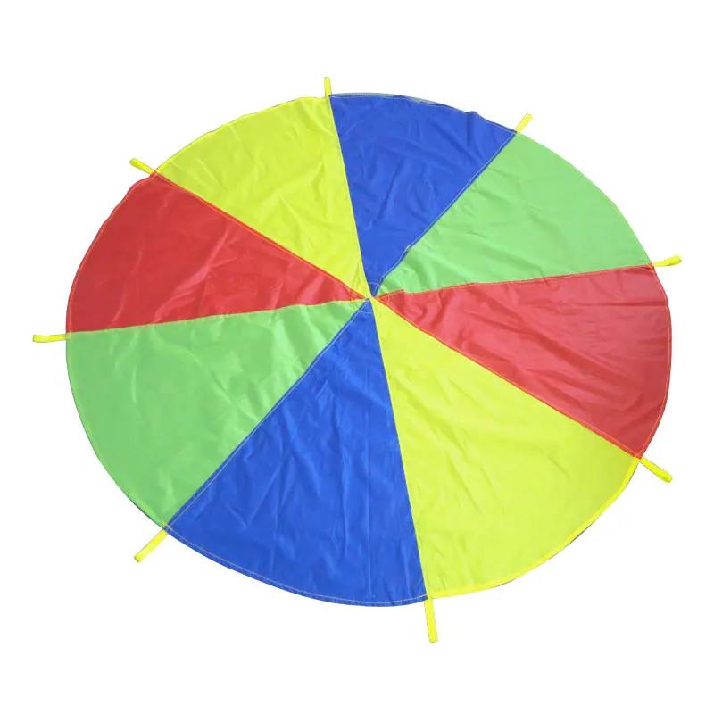6 Feet 12Feet 16Feet 19 Feet 22 Feet Children Play Rainbow Parachute with 8 Handles for Team Building Activity Game
6 Feet 12Feet 16Feet 19 Feet 22 Feet Children Play Rainbow Parachute with 8 Handles for Team Building Activity Game
