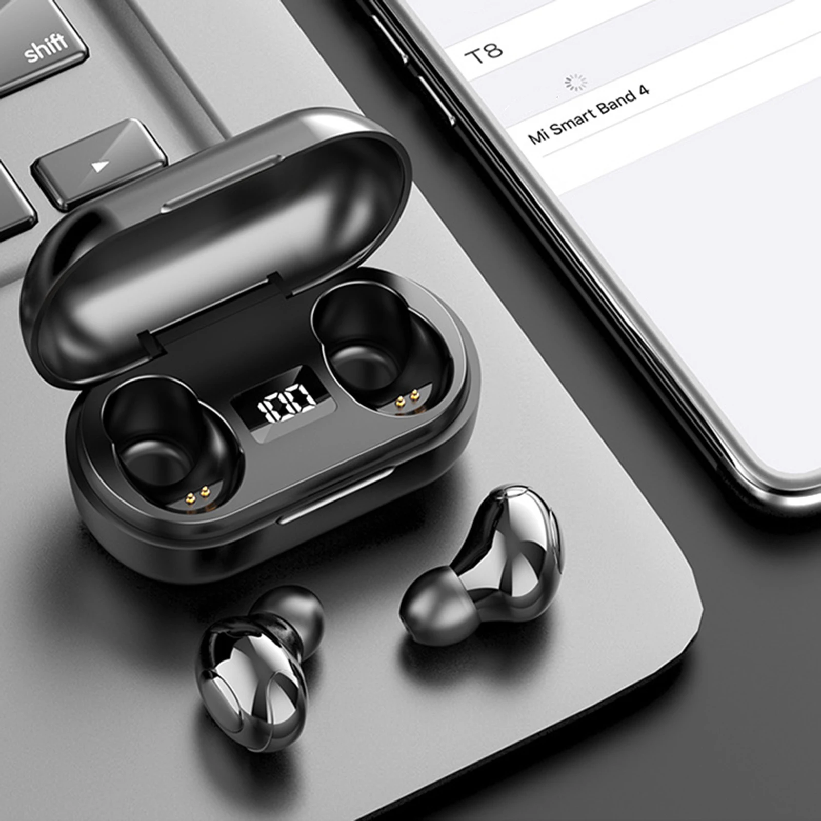 2021 New Arrival T8 TWS Headsets True Wireless HiFi Headphone Audifonos-Bluetooth Earphone LED Power Display Wireless Earbuds
2021 New Arrival T8 TWS Headsets True Wireless HiFi Headphone Audifonos-Bluetooth Earphone LED Power Display Wireless Earbuds