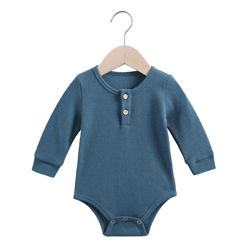 Manufacturers wholesale ribbed cotton baby jumpsuit long sleeve boutique full color one-piece infant cotton baby romper, Customized color
Manufacturers wholesale ribbed cotton baby jumpsuit long sleeve boutique full color one-piece infant cotton baby romper, Customized color