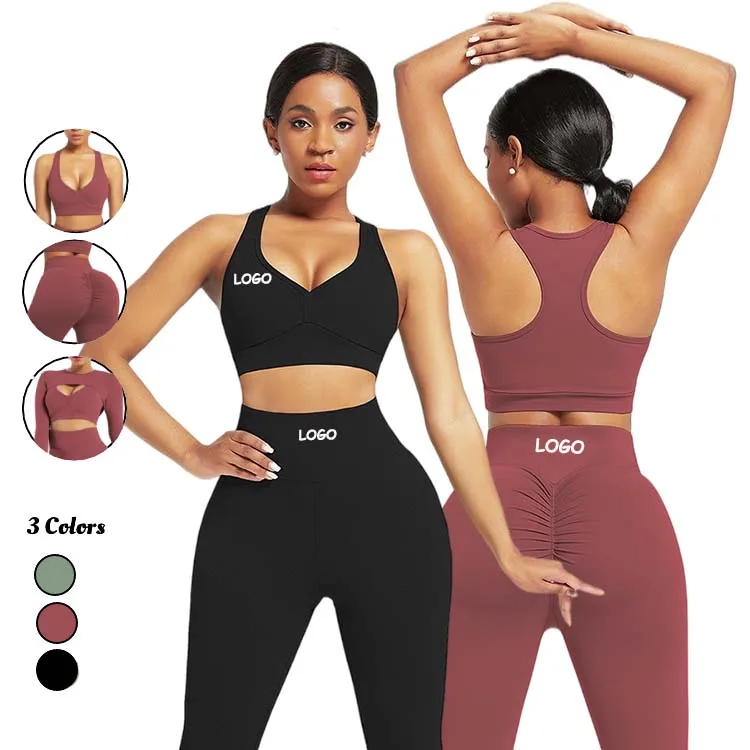 Gym Yoga Wear Set Wholesale Fitness Clothing 3 Piece Workout Set New Design Long Sleeve Crop Hoodie Tracksuit Woman Workout Sets
Gym Yoga Wear Set Wholesale Fitness Clothing 3 Piece Workout Set New Design Long Sleeve Crop Hoodie Tracksuit Woman Workout Sets