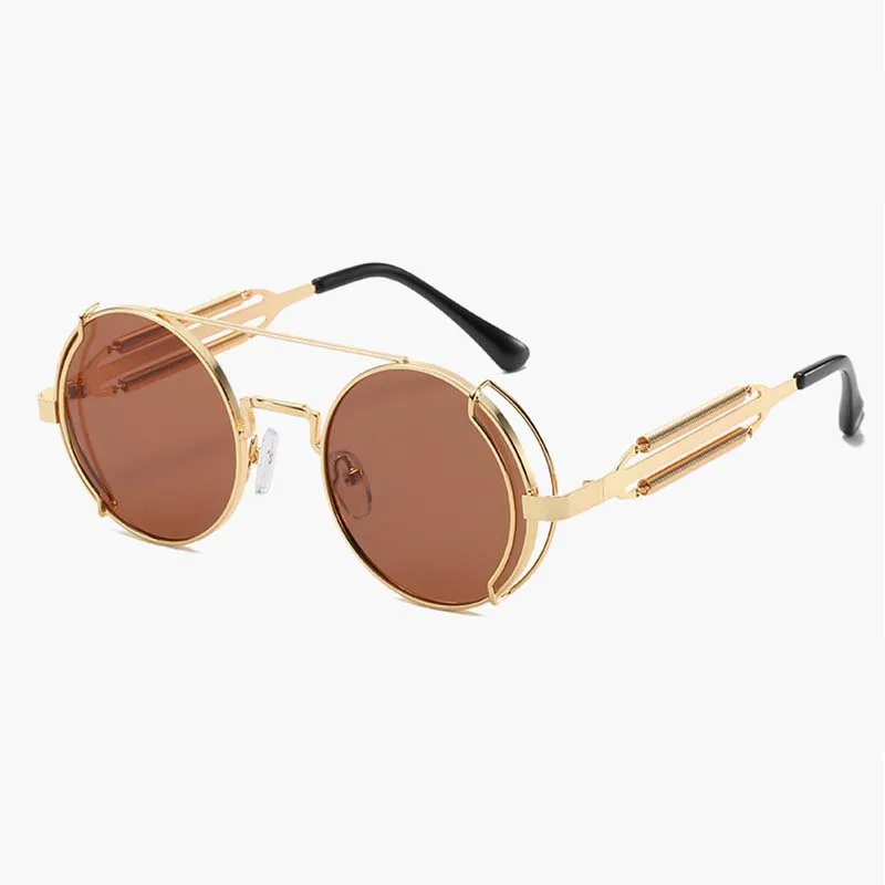 Hot Sale Eyewear Round Circle Fashion brand Steampunk Style sun glasses Men Women unisex Shades Sunglasses, As is or customized
Hot Sale Eyewear Round Circle Fashion brand Steampunk Style sun glasses Men Women unisex Shades Sunglasses, As is or customized