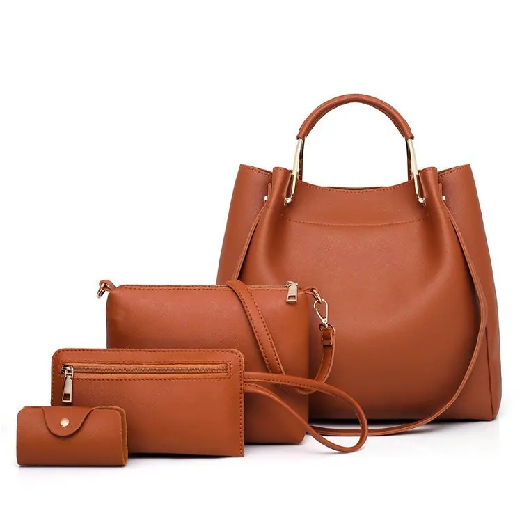 simple design 4 in 1 lady handbag set with crossbody bag and clutch bag and card holder
simple design 4 in 1 lady handbag set with crossbody bag and clutch bag and card holder