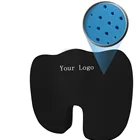 Everlasting Comfort Gel Infused Memory Foam Seat Cushion - Coccyx Cushion - Sciatica & Back Pain Relief