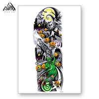 Wholesale tattoo supplies Full-arm waterproof horrible manipulator sleeve temporary tattoo for men and women
Wholesale tattoo supplies Full-arm waterproof horrible manipulator sleeve temporary tattoo for men and women