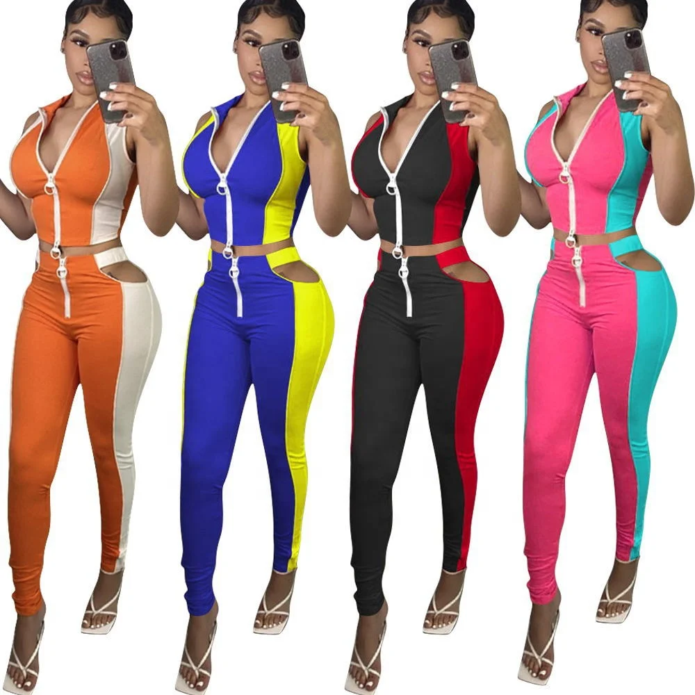 F8361 Fashionable Women's Slim Fit Color sexy outfits for women crop tops fashionable sets
F8361 Fashionable Women's Slim Fit Color sexy outfits for women crop tops fashionable sets