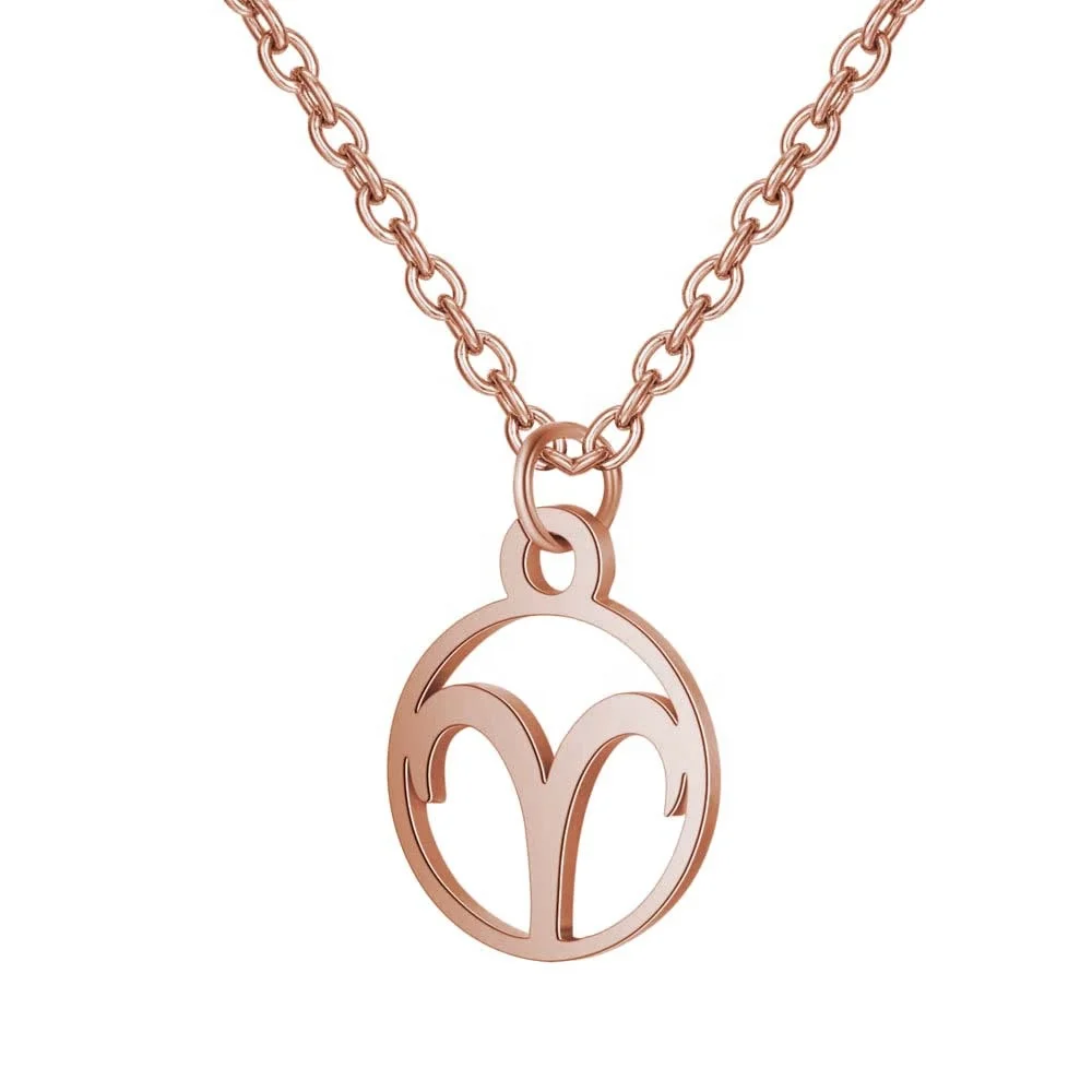 UNIQ LN001 Wholesale 12 Horoscope Stainless Steel Zodiac Sign Pendant Chain Necklace For Woman
UNIQ LN001 Wholesale 12 Horoscope Stainless Steel Zodiac Sign Pendant Chain Necklace For Woman