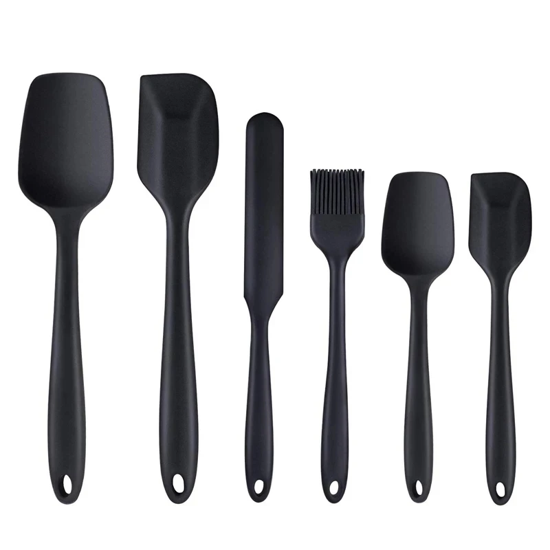 6 Piece Durable Heat Resistant Non-Stick Baking Cooking Tools Silicone Kitchen Utensil Set, Customized
6 Piece Durable Heat Resistant Non-Stick Baking Cooking Tools Silicone Kitchen Utensil Set, Customized