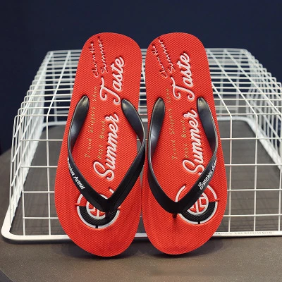 Simple summer lines non-slip flip outside wear student beach outdoor sandals, Red,green,white,black
Simple summer lines non-slip flip outside wear student beach outdoor sandals, Red,green,white,black