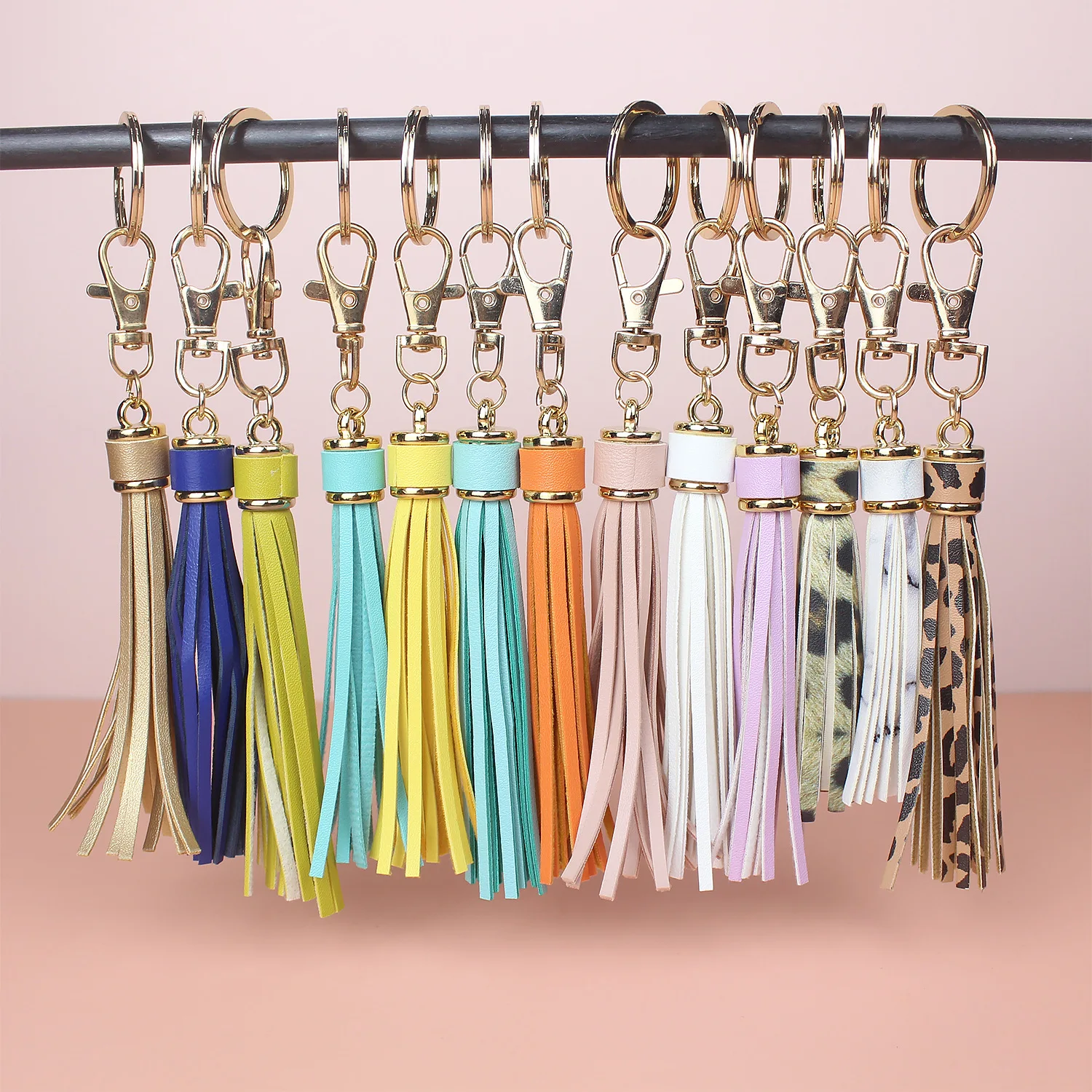 Key Wallet Handbag Accessories Charm Key Chain Lobster Clasp Pu Leather Tassel Keychain
Key Wallet Handbag Accessories Charm Key Chain Lobster Clasp Pu Leather Tassel Keychain