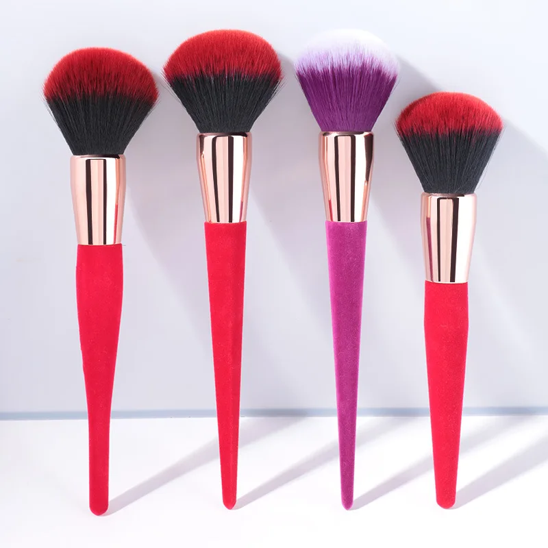 High Quality Hot Selling Long Handle Customized Personalized Logo Velvet Handle Colorful Makeup Brush, Customized color
High Quality Hot Selling Long Handle Customized Personalized Logo Velvet Handle Colorful Makeup Brush, Customized color