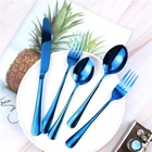 Factory Direct Dishware Golden Cutlery Spoon Fork Knife Set
