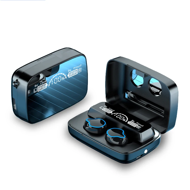 M9 TWS Blue tooth 5.0 Earphones 2000mAh Charging Box Wireless Headphone Stereo Sports Waterproof Earbuds Headsets
M9 TWS Blue tooth 5.0 Earphones 2000mAh Charging Box Wireless Headphone Stereo Sports Waterproof Earbuds Headsets