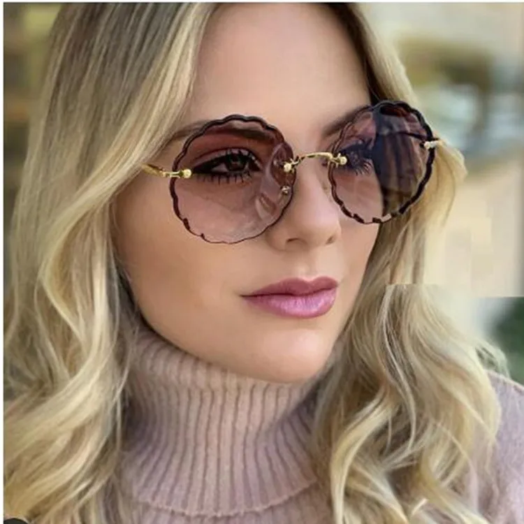 Vintage Circle Rimless Sunglasses Fashion Luxury Designer Sun Glasses Shades Women Round Sunglasses, As pictures or customized color
Vintage Circle Rimless Sunglasses Fashion Luxury Designer Sun Glasses Shades Women Round Sunglasses, As pictures or customized color