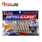 Custom artificial lure 60mm 2.5g 8pcs Soft Simulation Lure for Sea Carp Bass Fishing