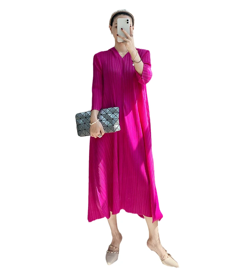 Wholesale custom 2021 Hot Korean style pleated dresses fashion casual loose plus size dresses
Wholesale custom 2021 Hot Korean style pleated dresses fashion casual loose plus size dresses