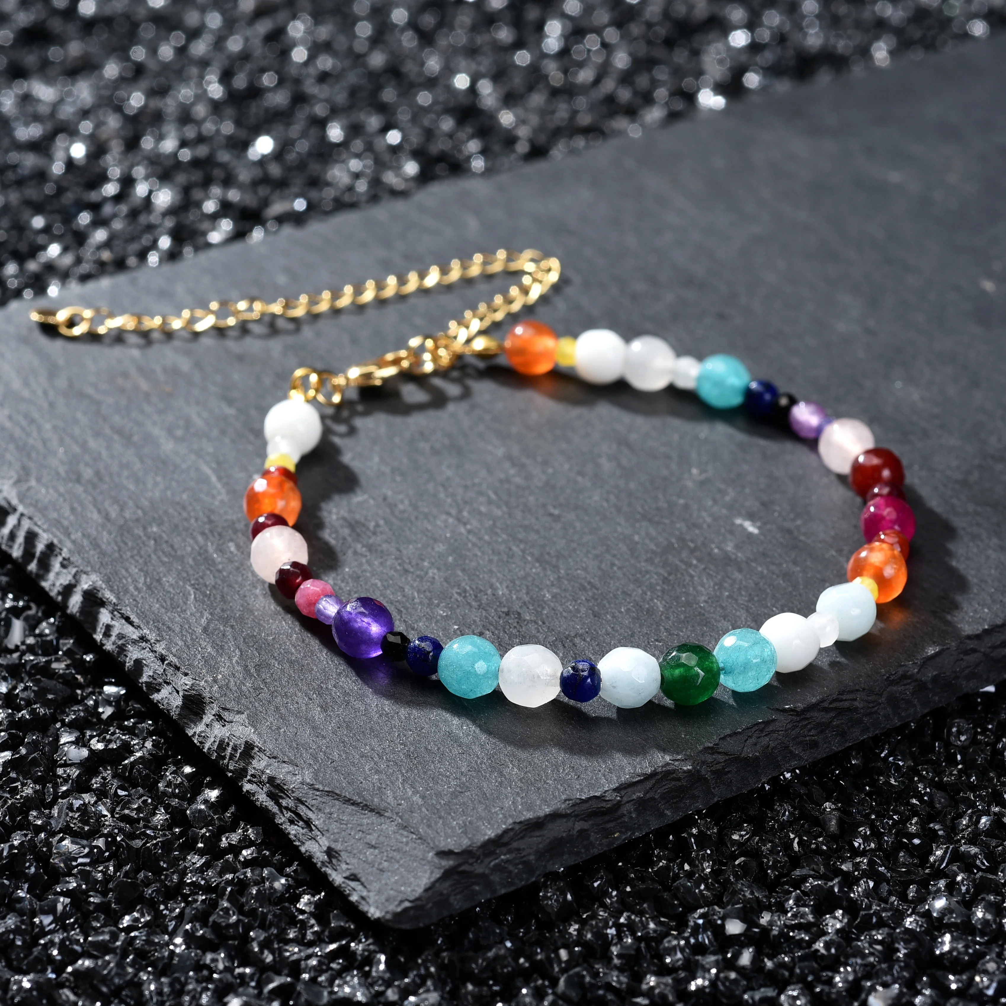 Mixed stone bracelet Chakra Wrap Bracelet Healing Crystal Stone Natural Gemstone Beaded Adjustable Bracelets for Women Teen Gir, Picture
Mixed stone bracelet Chakra Wrap Bracelet Healing Crystal Stone Natural Gemstone Beaded Adjustable Bracelets for Women Teen Gir, Picture