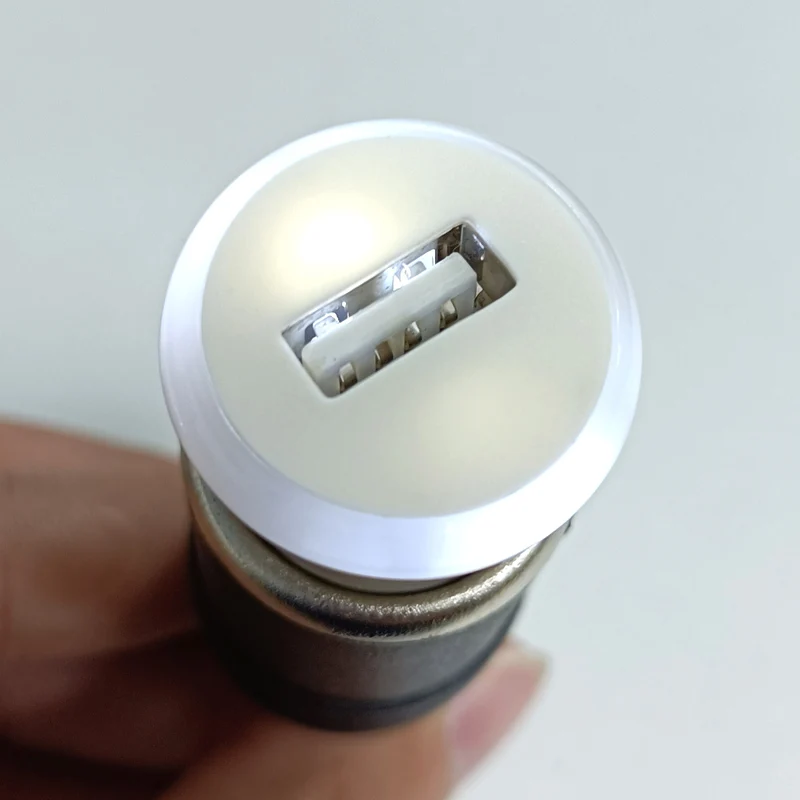 South Korea hot selling KC approval universal mini portable QC3.0 18W quick charge in car charger with led ring, Black oem
South Korea hot selling KC approval universal mini portable QC3.0 18W quick charge in car charger with led ring, Black oem