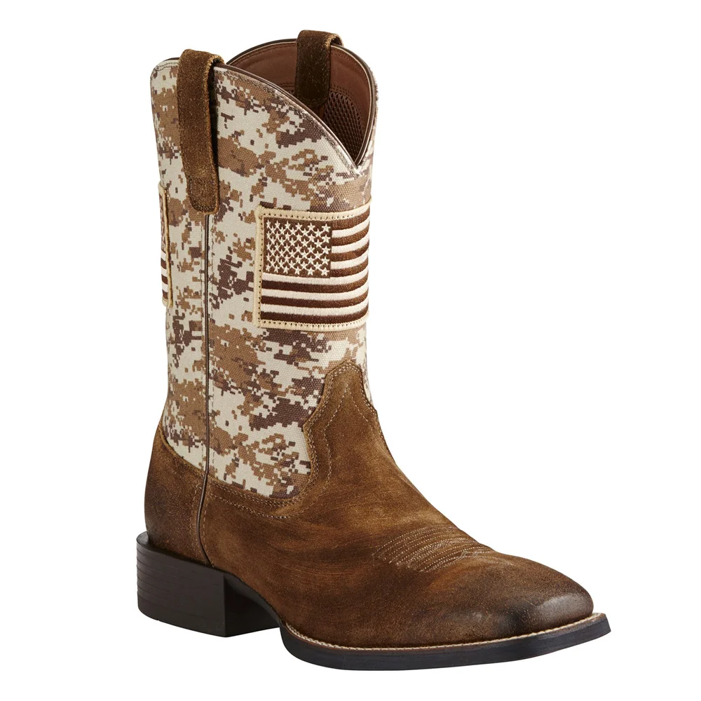 Men`s Camo Patriot Western Boots
Men`s Camo Patriot Western Boots