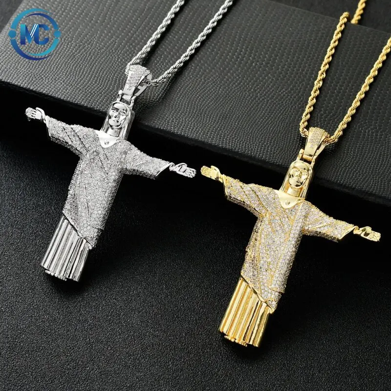 personalized brass copper cubic gold zircon Christian Jesus Cross pendant women necklace men hip hop necklace
personalized brass copper cubic gold zircon Christian Jesus Cross pendant women necklace men hip hop necklace