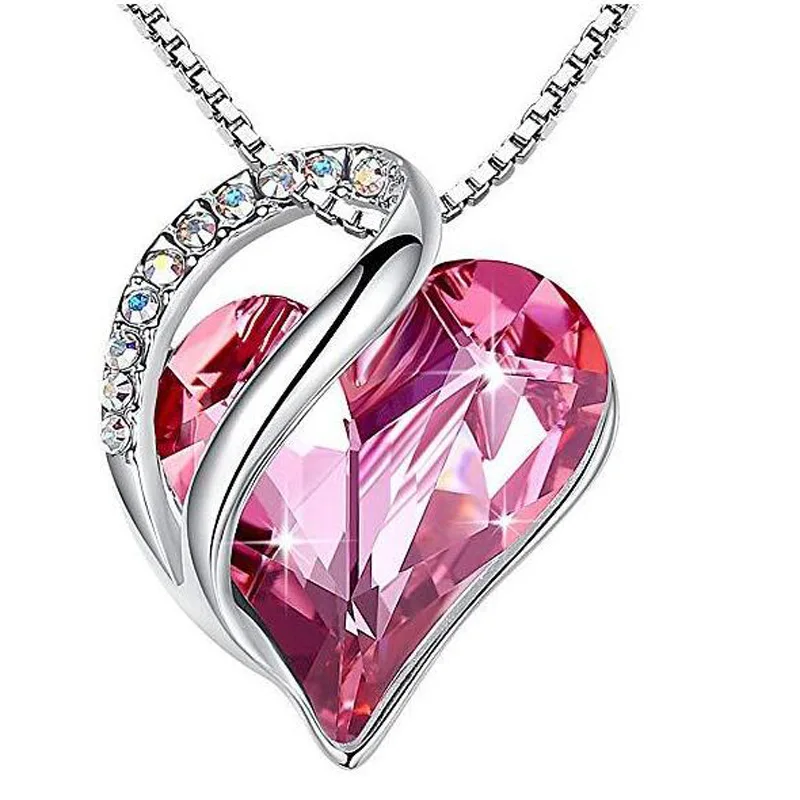 Luxury Ladies Wedding Necklace Fashion Crystal Heart Pendant Necklace Jewelry (KNK5295), Same as the picture
Luxury Ladies Wedding Necklace Fashion Crystal Heart Pendant Necklace Jewelry (KNK5295), Same as the picture
