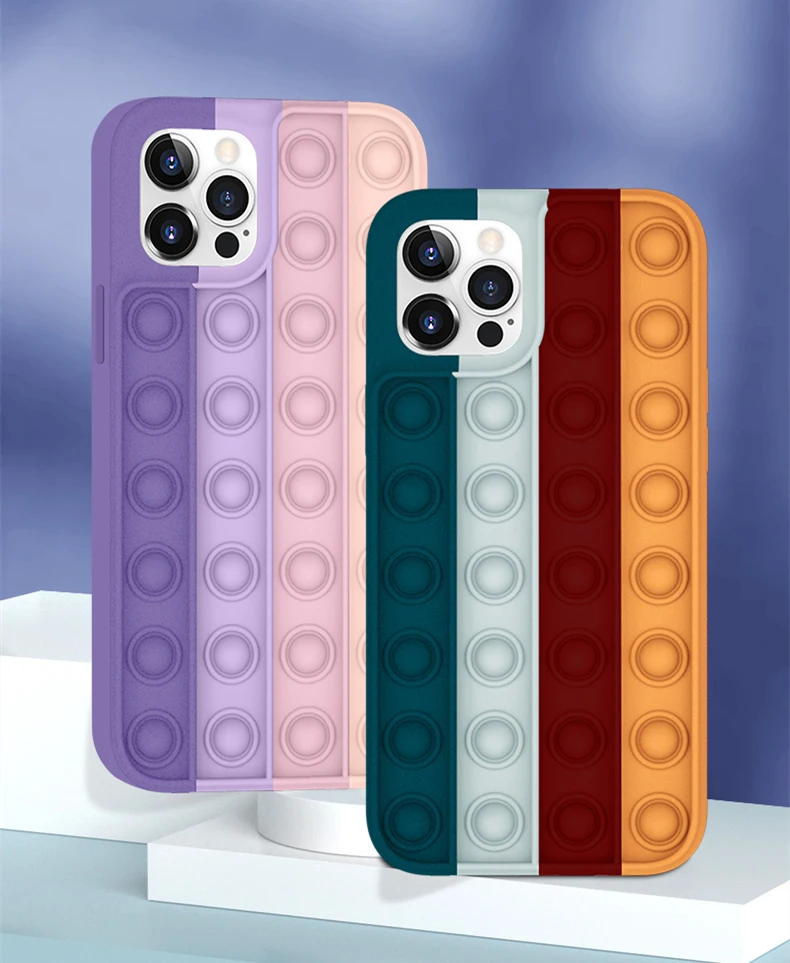 New Arrival Push POPs Bubble Fidget Game Silicone Case For IPhone 12 Pro Max Mobile Phone Back Cover TPU Cases
New Arrival Push POPs Bubble Fidget Game Silicone Case For IPhone 12 Pro Max Mobile Phone Back Cover TPU Cases
