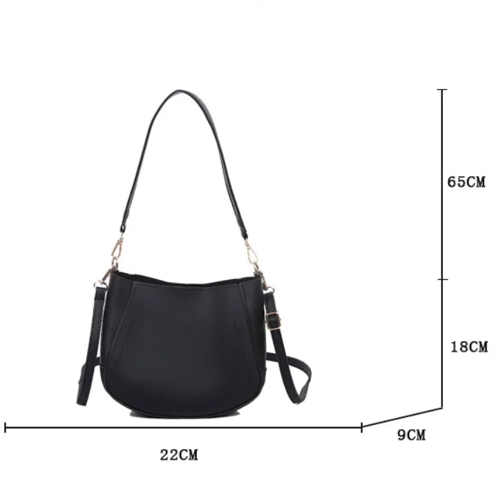 Zipper Large-Capacity One-Shoulder Messenger Bag New Solid Color Leisure Picture-Mother Bag Ladies Handbag Set
Zipper Large-Capacity One-Shoulder Messenger Bag New Solid Color Leisure Picture-Mother Bag Ladies Handbag Set