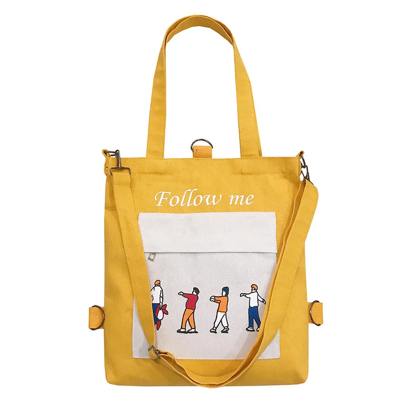 Factory Direct Sales canvas bag female 2021 multi-purpose one-shoulder messenger shopping bag simple tote bag student backpack
Factory Direct Sales canvas bag female 2021 multi-purpose one-shoulder messenger shopping bag simple tote bag student backpack