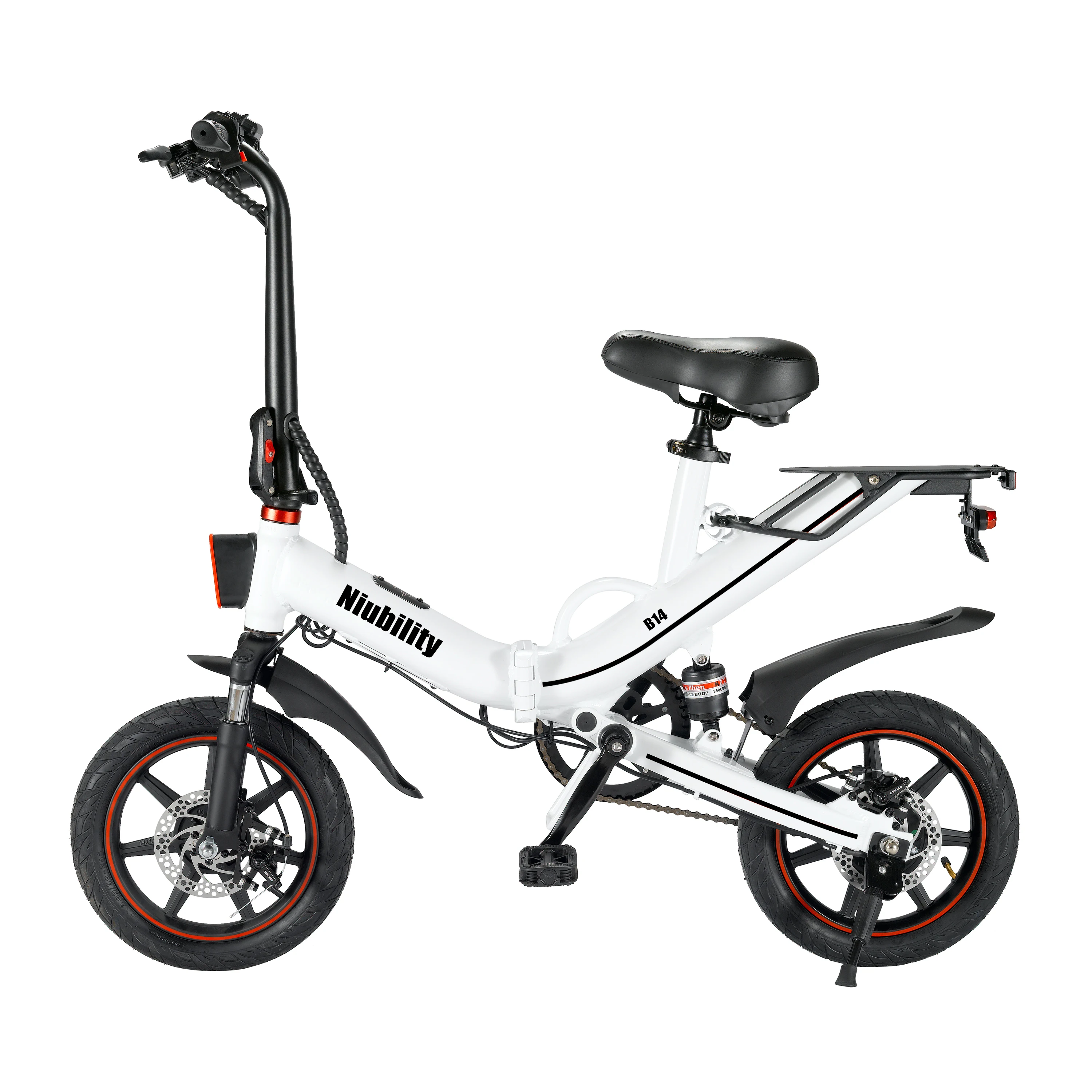 UK Warehouse Niubility B14 foldable city electric bicycle 14 inch wheel maximum speed 25km/h
UK Warehouse Niubility B14 foldable city electric bicycle 14 inch wheel maximum speed 25km/h