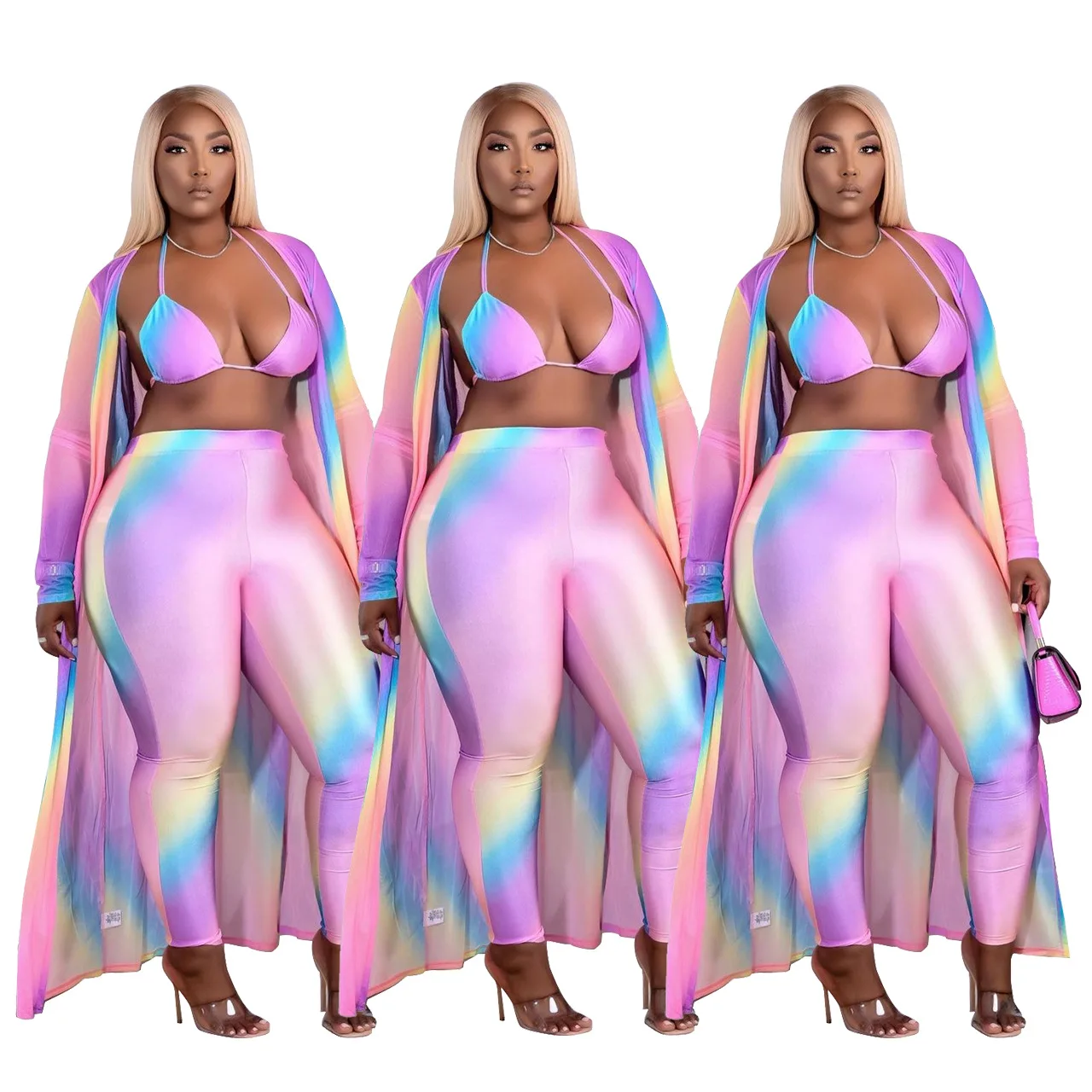 women's printed sets autumn three piece lingerie pants colourful coat custom logo women sets sexy women 3 piece set
women's printed sets autumn three piece lingerie pants colourful coat custom logo women sets sexy women 3 piece set