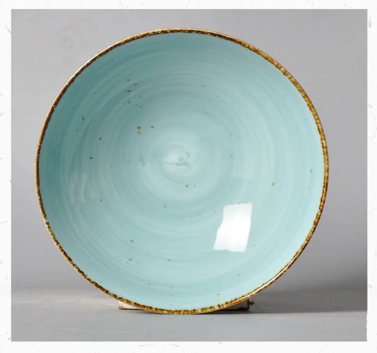 2020 New Design Direct Factory Good Quality Table Top Wholesale Ceramic Bowl Hotel Restaurant Porcelain Soup Bowl Salad Bowl