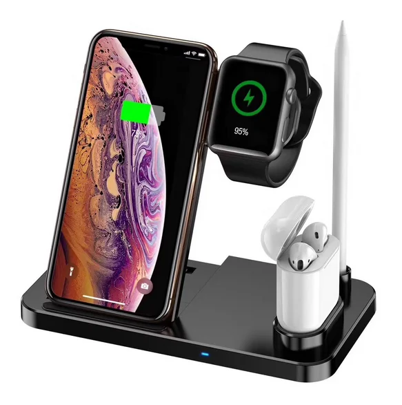 HOT Sale Foldable 4in1 charging dock station 3 in 1 wireless charger station Fast wireless charger For mobile phones, Black/white
HOT Sale Foldable 4in1 charging dock station 3 in 1 wireless charger station Fast wireless charger For mobile phones, Black/white