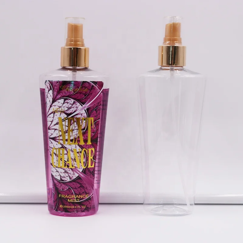 Wholesale Spray Bottle Plastic PET Perfume Body Mist Bottle Fragrance Sprayer Pump Bottles
Wholesale Spray Bottle Plastic PET Perfume Body Mist Bottle Fragrance Sprayer Pump Bottles