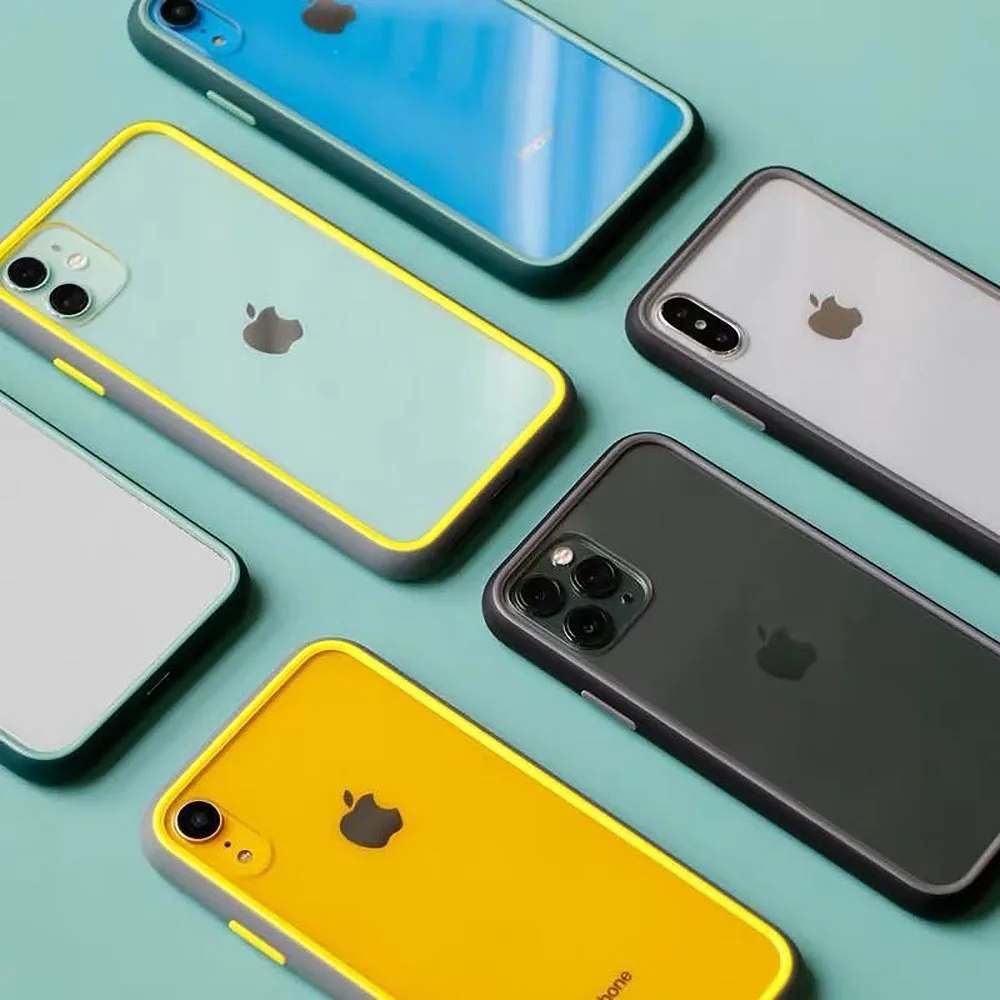 For iPhone 13 Case Dual Color Matte Bumper Phone Case For iPhone 12 11 Pro Max XR SE 2 8 7 Plus Shockproof TPU + PC Clear Cover, Fashion color
For iPhone 13 Case Dual Color Matte Bumper Phone Case For iPhone 12 11 Pro Max XR SE 2 8 7 Plus Shockproof TPU + PC Clear Cover, Fashion color