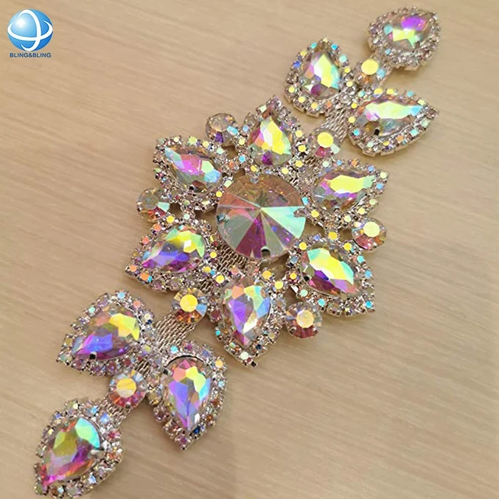 Crystal rhinestone appliques bodice for bridal shoes dress, Opal, rose, fuchsia, blue, green, black, yellow, ab rhinestone
Crystal rhinestone appliques bodice for bridal shoes dress, Opal, rose, fuchsia, blue, green, black, yellow, ab rhinestone