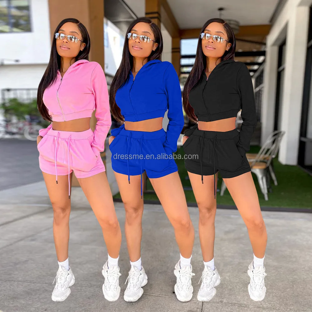 MT130-8042 Wholesale ladies two-piece zipper autumn solid color sportswear short top and shorts hoodie ladies suit
MT130-8042 Wholesale ladies two-piece zipper autumn solid color sportswear short top and shorts hoodie ladies suit