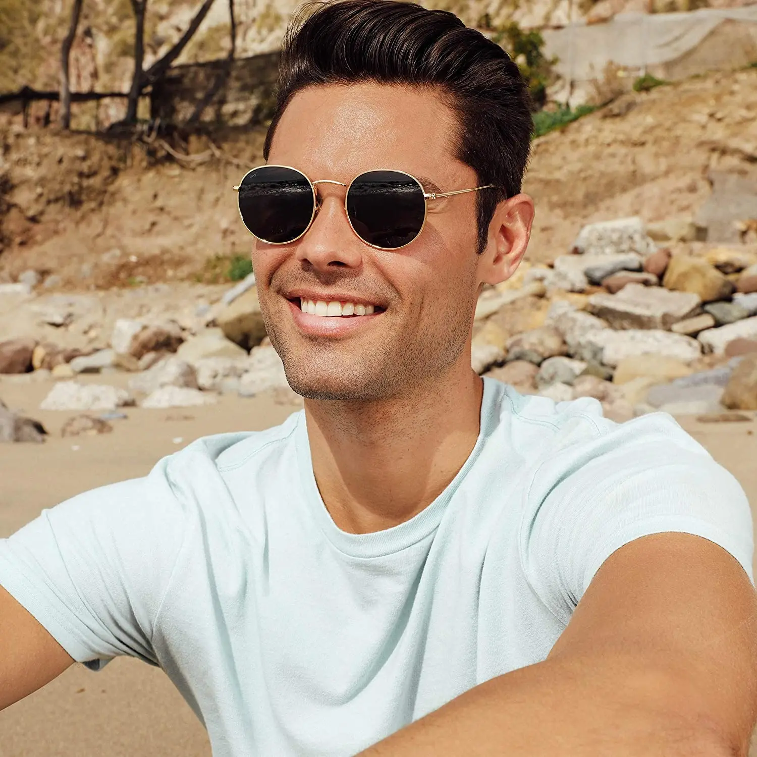Amazon same style factory direct sales luxury custom polarized outdoor women mens luxury Round Trendy sunglasses 2021
Amazon same style factory direct sales luxury custom polarized outdoor women mens luxury Round Trendy sunglasses 2021