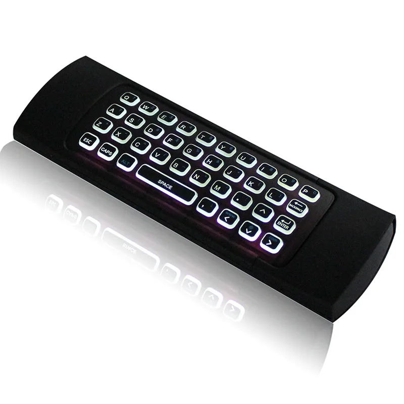 Best Selling 2.4G Wireless Backlit Air Mouse MX3 Keyboard Smart Universa Remote Control for Android TV Box, Black color
Best Selling 2.4G Wireless Backlit Air Mouse MX3 Keyboard Smart Universa Remote Control for Android TV Box, Black color