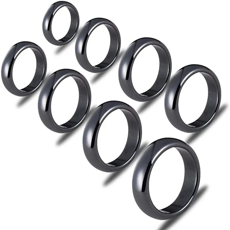 2022 Wholesale Single Stone Ring Designs Natural Gemstone Hematite Ring Smooth Cut Face Non-magnetic And Magnetic Hematite Ring, Gold/silver/rose gold
2022 Wholesale Single Stone Ring Designs Natural Gemstone Hematite Ring Smooth Cut Face Non-magnetic And Magnetic Hematite Ring, Gold/silver/rose gold