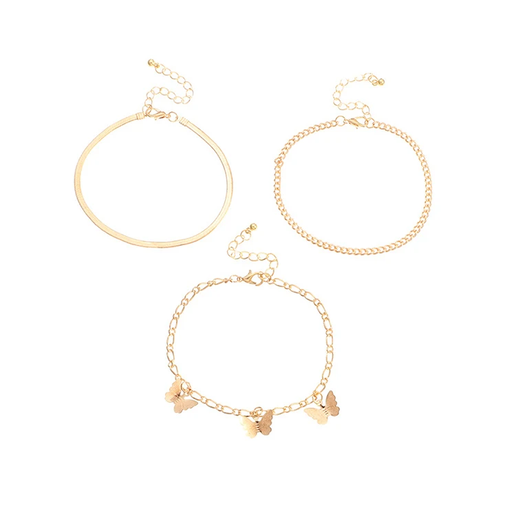 Low price guaranteed quality versatile alloy butterfly pendant anklet chain anklets foot jewelry
Low price guaranteed quality versatile alloy butterfly pendant anklet chain anklets foot jewelry