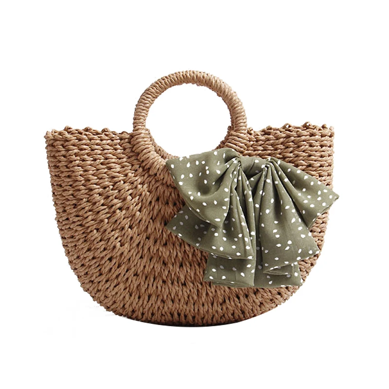 Beach Straw Bag Vacation Casual Semicircle Hand Made Weave Travel Women Fashion Bucket Single Polyester Hasp
Beach Straw Bag Vacation Casual Semicircle Hand Made Weave Travel Women Fashion Bucket Single Polyester Hasp