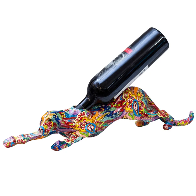 new arrival resin colorful leopard desktop christmas gifts wine bottle rack stand, Customized color
new arrival resin colorful leopard desktop christmas gifts wine bottle rack stand, Customized color