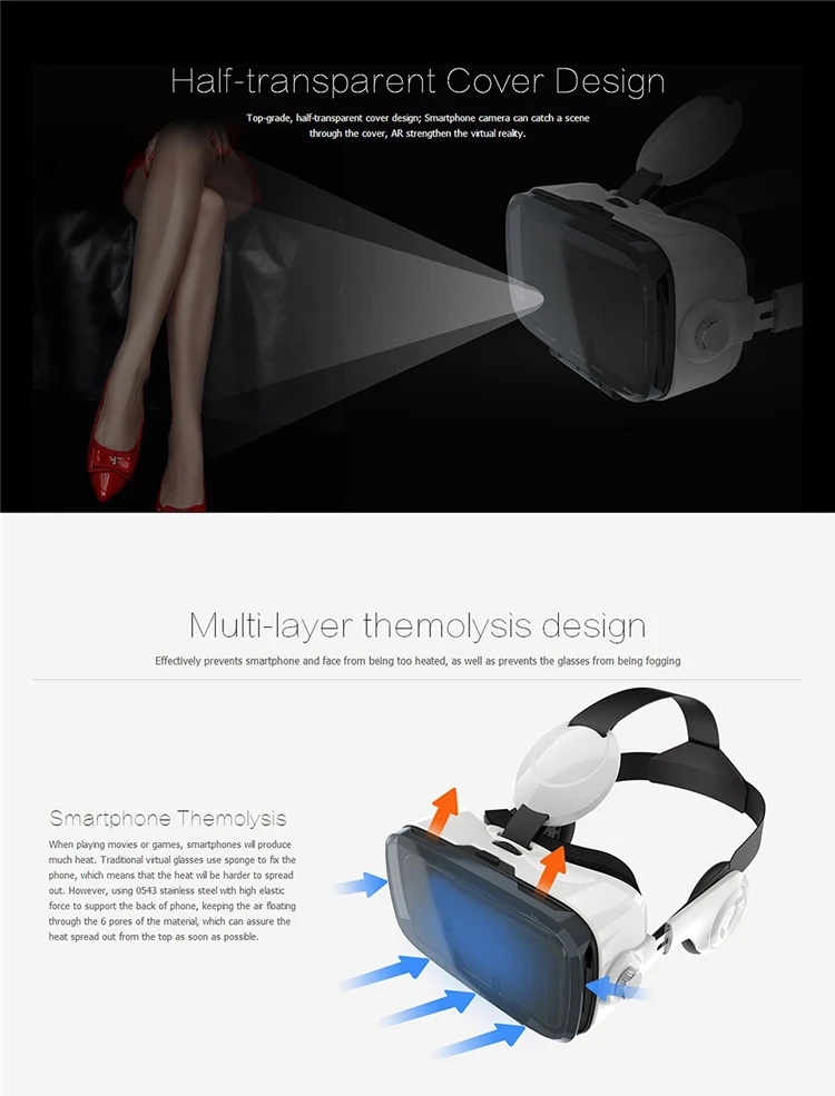 Bobo VR Z4 3D Glasses Virtual Reality VR Headset for Mobile Phone