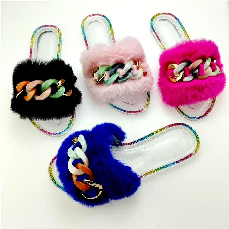 2021 Summer Women's Flat Jelly Footwear Slides Casual Ladies PU Slippers Outdoor Fur Slide Platform Sandals New Fashion Shoes
2021 Summer Women's Flat Jelly Footwear Slides Casual Ladies PU Slippers Outdoor Fur Slide Platform Sandals New Fashion Shoes